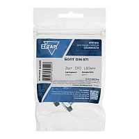 Шуруп DIN571 10х50 сантехнический, шестигранная головка (2шт) - пакет | код 102593 | Tech-KREP