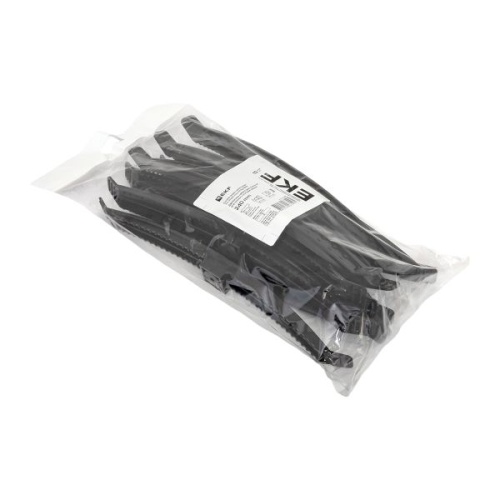 Держатель кабеля двусторонний для прямого монтажа (240 мм) чёрный (10шт) EKF | код ch-2-b-240 | EKF фото 5