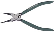 AG010002 Щипцы прямые для стопорных колец с ПВХ рукоятками, сжим, 180 мм, 12-65 мм | код AG010002 | JONNESWAY