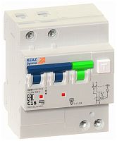 АВДТ с защитой от сверхтоков OptiDin VD63-22C20-A-УХЛ4 (2P, C20, 30mA) 10кА | код 350288 | КЭАЗ