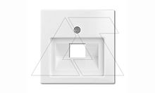 Basic 55 - Лицевая панель для одинарной информационной розетки (сл.кость) | код 1753-0-0098 | ABB