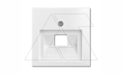 Basic 55 - Лицевая панель для одинарной информационной розетки (сл.кость) | код 1753-0-0098 | ABB Basic 55 - Лицевая панель для одинарной информационной розетки (сл.кость) | код 1753-0-0098 | ABB