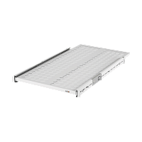 Полка выдвижная TLK, 19, Ш418хГ800мм, для шкафа и стойки глубиной 1000мм, серая | код TLK-SHFC-800R-GY | TLK