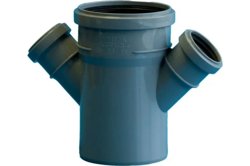 Крестовина одноплоскостная 45 град. 110 х 50 х 50 | код 131545 | Политэк