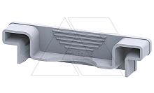 Концевой защитный колпачок ECAP35/7.5 для DIN-рейки NS 35/7,5, серый | код ECAP35/7.5 | Connectwell