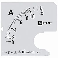 Шкала сменная для A721 10/5А-1,5 |  код. s-a721-10 |  EKF