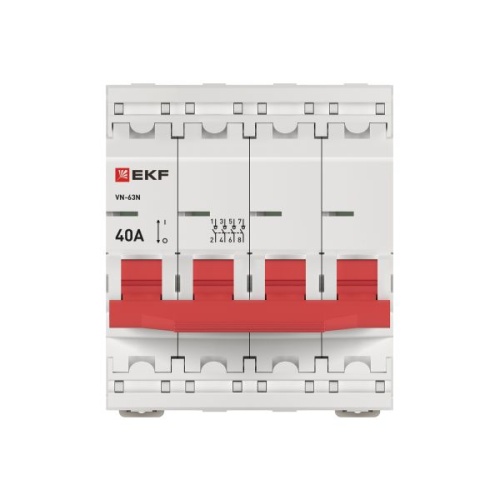Выключатель нагрузки 4п 40А ВН-63N PROxima | код S63440 | EKF фото 5