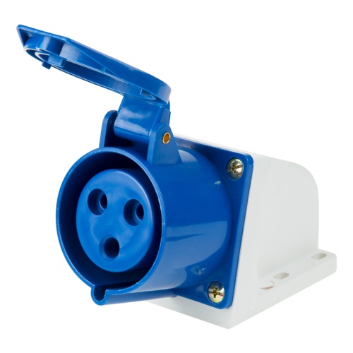 Розетка 123 стационарная 2Р+РЕ 32А 220В IP44 REXANT | код 11-8912 | REXANT