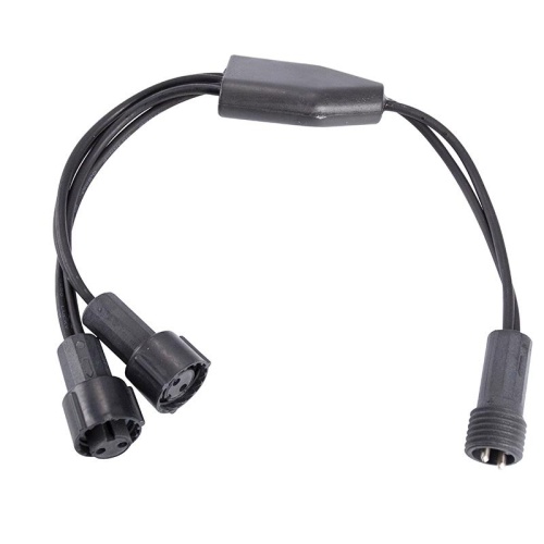 Разветвитель-Y для уличных гирлянд Professional (1вход 2 выхода) черн. ПВХ NEON-NIGHT 315-402 Разветвитель-Y для уличных гирлянд Professional (1вход 2 выхода) черн. ПВХ NEON-NIGHT 315-402