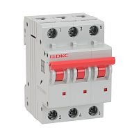 Авт. выкл. модульный YON MD63 3P 4А B 6kA | код MD63-3B4-6 | DKC