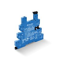 Розетка MasterPLUS с винтовыми клеммами (с зажимной клетью) для реле 34 серии, питание 24В DC, в комплекте пластиковая клипса, опции: LED | код 93637024 | FINDER