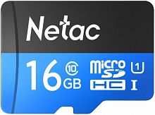 Флеш карта microSDHC 16GB Netac NT02P500STN-016G-S P500 | код 1809891 | NETAC