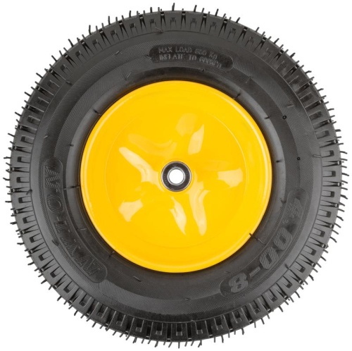 Колесо запасное, 8 слойная шина, 390х90x220 мм для тачек 77609, 77612 ( 4,80''/4,00''-8'' )D20 мм | код 77571 | FIT фото 4