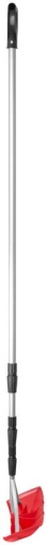 Скрепер для уборки снега на крышах, металлическая телескопическая ручка 620х150x(2000-6000) мм | код 68137 | FIT