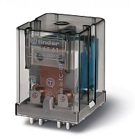 Силовое электромеханическое реле, монтаж на печатную плату, раздвоенные выводы, 1NO 30A, контакты AgCdO (зазор ? 3мм), катушка 400В AC, степень защиты RTI, опции: нет | код 656184000300 | FINDER