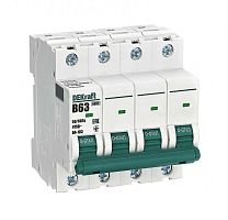 Авт. выкл. 4Р 63А х-ка B ВА-103 6кА | код 12263DEK | DEKraft