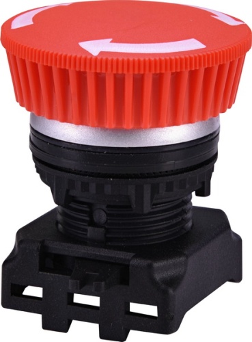 Кнопка-модуль грибок EGM-T-RCh (отключение поворотом, красная/хром) | код 004771291 | ETI