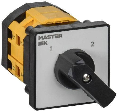 Переключатель кулачковый стандартная рукоятка 10А схема 69 | код MI-CS10-010-069 | IEK