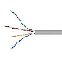 Кабель Cablexpert, UTP5e, 4 пары, 0.48 мм, медь, однож., 305 м, Fluke Test, серый | код UPC-5004E-SO | Cablexpert