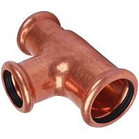 Тройник переходной пресс 28x22x22 для медных труб (16130282222) | код RG008TB9OF0RKH | Sanha