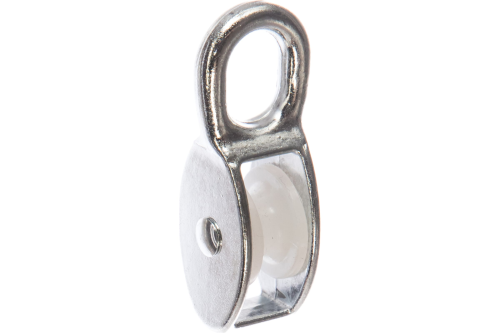 Блок одинарный 20мм нейлоновый шкив покрытие цинк | код Bloсk20neylon | Крепдил Блок одинарный 20мм нейлоновый шкив покрытие цинк | код Bloсk20neylon | Крепдил