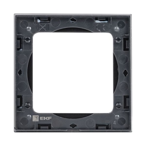 Стокгольм Рамка 1-местная металлическая черная PROxima | код EZM-G-302-10 | EKF фото 5