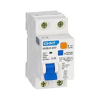 Дифференциальный автомат NXBLE-63Y 1P+N 50А 10mA электронный тип AС, х-ка D, 4.5kA (CHINT) | код 105538 | CHINT