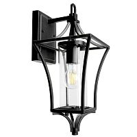 Светильник садово-парковый с клеммой в комплекте 60Вт 230В E27 черн. PL731 FERON 51269