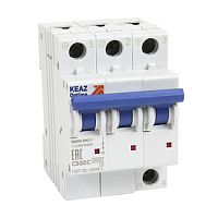 Выключатель автоматический модульный OptiDin BM63-3B8-DC-УХЛ3 (Новый) | код 337998 | КЭАЗ