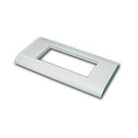 Пластиковая накладка на цоколь, 45x90, белая | код LAN-FR45x90-WH | LANMASTER