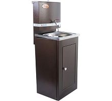 Умывальник дачный ЛЮКС, с подогревом, нержавеющая мойка, цвет медь, , Шт | код 74/4/2 | ВИХРЬ