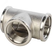 Тройник ВВВ 1'х1'х1' никелированный | код SFT-0020-000001 | STOUT