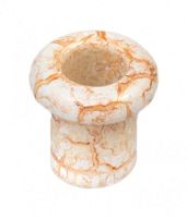 Втулка ROZETKOFF (проход через стену) H-25мм, D монтажного отверстия 15мм , Керамика, Мрамор | код R-VT-090 | BIRONI