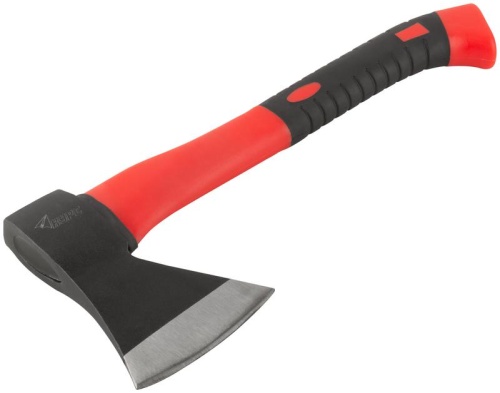 Топор кованая сталь, усиленная стеклопластиковая ручка 600 гр | код 46201 | FIT Топор кованая сталь, усиленная стеклопластиковая ручка 600 гр | код 46201 | FIT