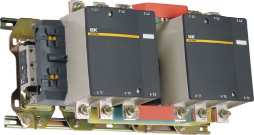 Контактор КТИ-65003 реверс 500А 400В/АС3 | код KKT63-500-400-10 | IEK