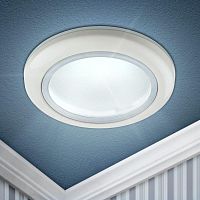 Светильник WR1 WH 50Вт GU5.3 MR16 12В/220В d70мм точечный влагозащ. бел. | Код. Б0005214 | ЭРА