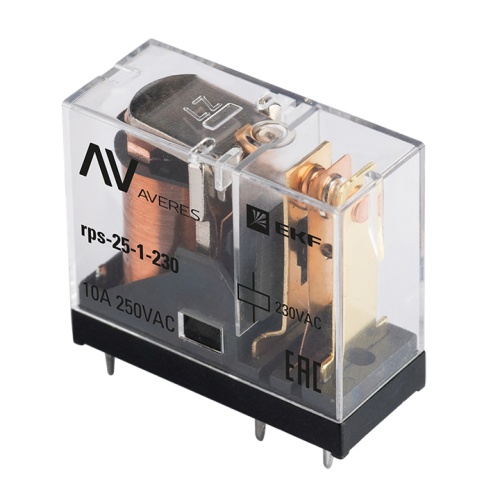 РП slim 25/1 10A 230В AC AVERES | код rps-25-1-230 | EKF РП slim 25/1 10A 230В AC AVERES | код rps-25-1-230 | EKF