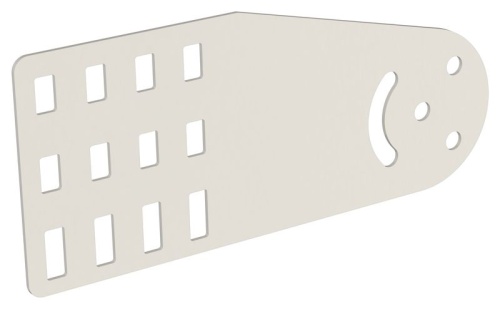 Пластина шарнирная h=100мм RAL 9016 IEK | код CLM51D-PSH-100-9016 | IEK