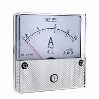Амперметр щитовой EKF PROxima 600А AC, аналоговый, кл.т. 2,5 |  код. am-a801-600 |  EKF