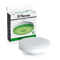 Лампа светодиодная LED 12вт GX53 зеленый таблетка | код 48560 | Feron