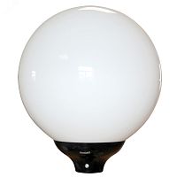 Светильник Шар 400 Б НТУ 06-200-01 опал пк корпус Б175 конический черный ИУ | код 1030480090 | Элетех