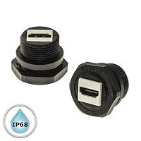 Разъём герметичный SZC M25HDMIZ0-2.0, 18 Гб/с | код 107876 | SZC