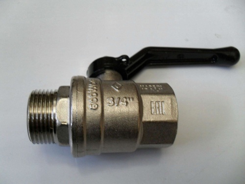 Кран шаровой 3/4' ВН ручка OREGON серия 305 полный проход (03050068) | код RG008TC8KKFB2N | Bugatti