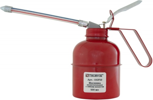 OGF50 Масленка нагнетательная с гибким шлангом, 500 мл | код OGF50 | Thorvik OGF50 Масленка нагнетательная с гибким шлангом, 500 мл | код OGF50 | Thorvik