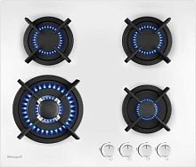 Газовая варочная поверхность Weissgauff HG 640 WGh белый | код 2062436 | WEISSGAUFF