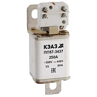 Низковольт. предохранитель (плавкая вставка) HRC (с высок. отключ. способностью) ПП57-34270-25А-УХЛ3 | код 272334 | КЭАЗ