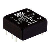 Источник питания DC-DC, 6Вт, вход 24В (9…36В), потребление без/под нагр. 11мА/295мА, выход 15В/0.4А, ёмкостная нагр. макс. 220мкф, изоляция 1500В DC, в корпусе 25.4х25.4х11.7мм, -40С…+85С | код SKMW06F-15 | MeanWell