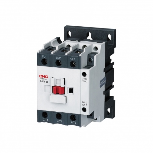 Контактор CJX2s 50А 3P AC220В 1НО+1НЗ | код C000192 | CNC Контактор CJX2s 50А 3P AC220В 1НО+1НЗ | код C000192 | CNC