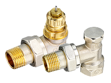 Набор термостатический для радиатора угловой 1/2' Click без термоголовки | код НС-1281645 | Royal Thermo