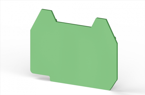 444 132, Концевой сегмент на клеммники AVK 2,5 CCT, (зеленый), NPP AVK2,5CC | код 0.0.0.4.44132 | KLEMSAN